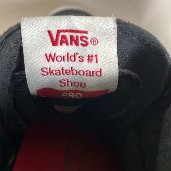 VANS•SK-8 HI•BLACK•MENS 7 - Picture 5 of 8